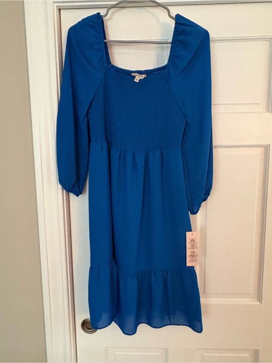 Nanette Lepore Dresses & Skirts - Nanette Lepore Royal Blue Smocked Bodice Casual Dress